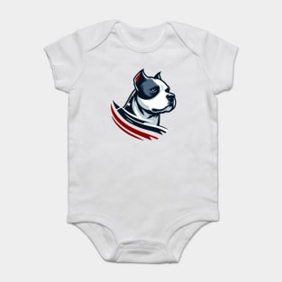 American Staffy Baby Bodysuit